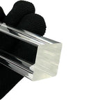 2Pcs Heavy-Duty Clear Acrylic Square Rods, 20mm x 300mm Thick Transparent - Image 4