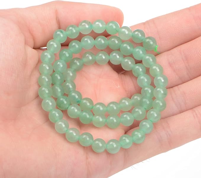 AD Beads Natural Gemstone Round Loose Beads 15" - Image 3