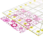 Acrylic Quilting Ruler 6.5" x 12" Fabric Cutting Ruler - Image 2