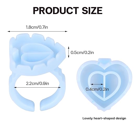 Pretty memory 150 Pcs Glue Rings - Image 2