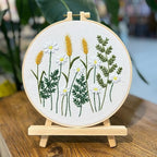 COCOMOX 5 Sets Floral Embroidery Practice Kits, Flower Pattern Embroidery Kit - Image 4