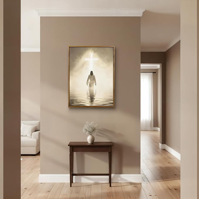 Jesus Walking on Water Canvas Wall Art - Image 6