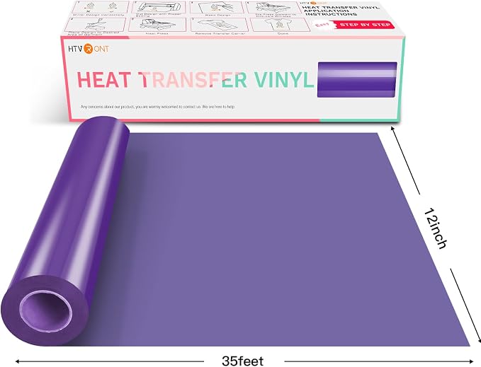HTVRONT HTV Vinyl Rolls Heat Transfer Vinyl - Image 7