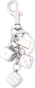Dice Bag Charms Keychain for Women Men by Disengor
