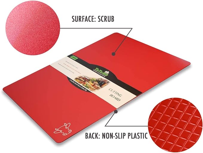 Cutting Board Mats Flexible Plastic Colored Mats - Image 3