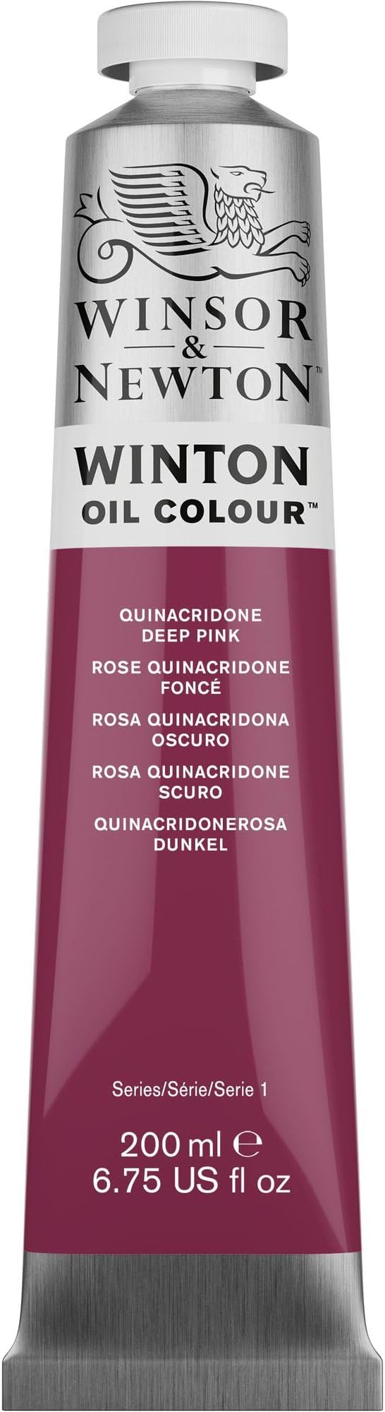 Winsor & Newton Winton Oil Color, 200ml Tube, Quinacridone Deep Pink - Image 11