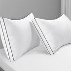 Premium Pillows Standard Size Set of 2, Fluffy and Supportive 7D Down - Image 8