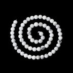 6mm 60PCS Natural White Howlite Gemstone Round Loose Stone Beads - Image 2