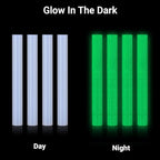 72 Pack 0.43x4 Glow in the Dark Glue Sticks, Hot Melt Glue Sticks Crafting DIY - Image 3
