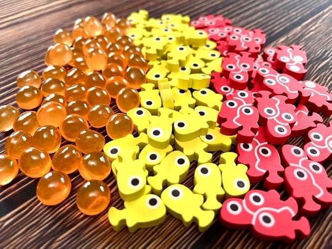 Stonemaier Games: Finspan Upgrade Pack | Squishy Eggs and Wooden Fish Tokens | - Image 3