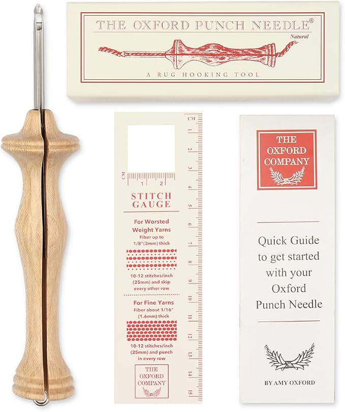 The Oxford Punch Needle #14 Fine Point Punch Needle | Patented Design | by TheOxfordPunchNeedle