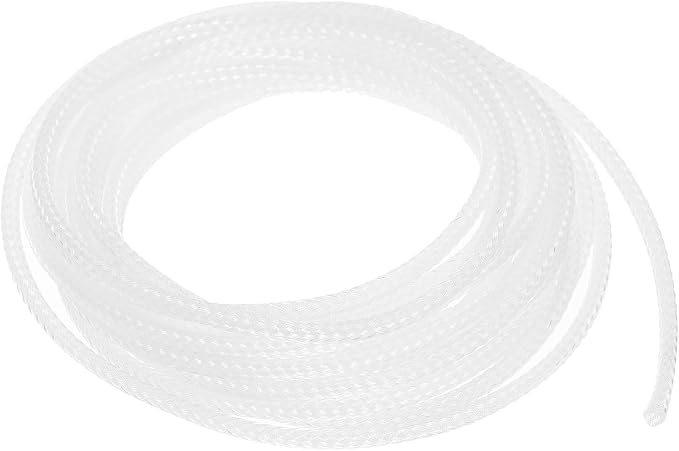 uxcell PET Expandable Sleeving 10ft 1/8" Clear Cable Management Sleeve Cord by uxcell