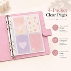 A5 Kpop Photocard Binder, 6-Ring Collector’s Album - Image 2