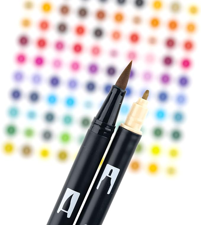 Tombow 56170 Dual Brush Pen Art Markers, Brush and Fine Tip Markers - Image 4