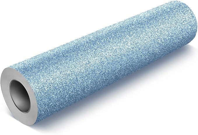VViViD Glitter Blue DECO65 Permanent Adhesive Craft Vinyl Roll by VVIVIDVINYL
