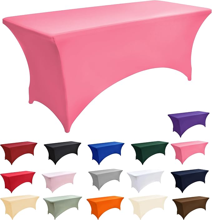 2-Pack 4ft Spandex Table Covers - Image 3