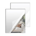 Silver Mirror Acrylic Sheets – 2 Pack, 12x16Inches, 1/8 Inch Thick, Reflective by SAKRNIC