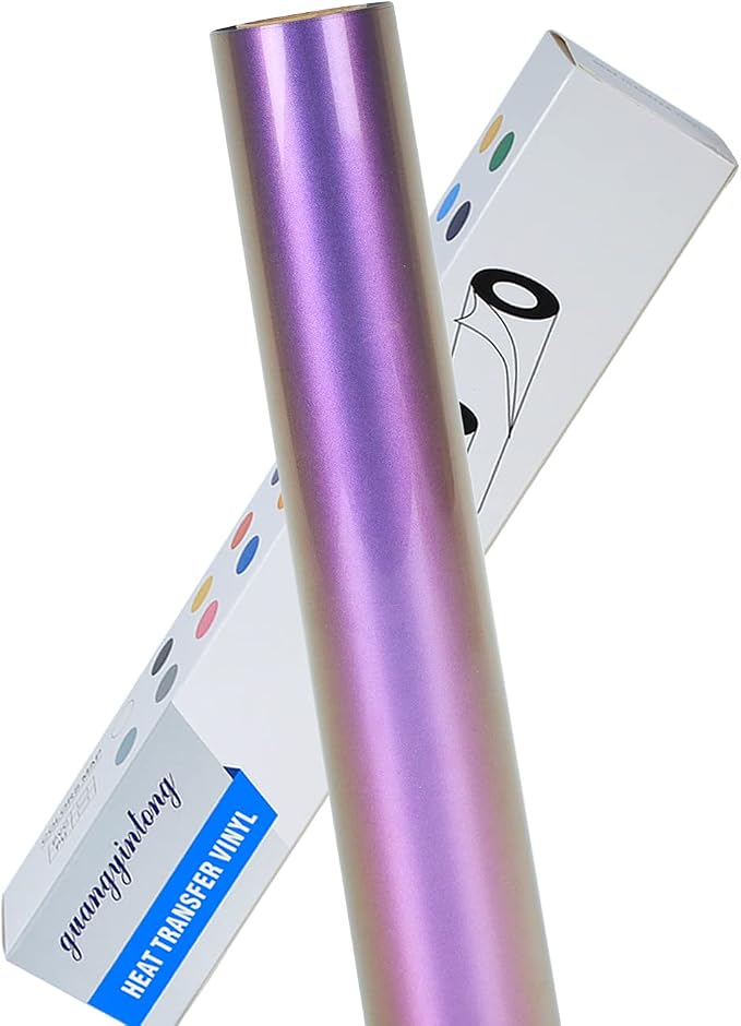 guangyintong Chameleon Heat Transfer Vinyl HTV Rolls, Changing Color HTV Vinyl by guangyintong