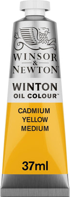 Winsor & Newton Winton Oil Color, 37ml Tube, Cadmium Yellow Medium by WinsorNewton