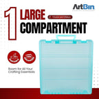 ArtBin 6955AA Super Satchel Compartment Box Clear Craft Organizer Storage Case - Image 4