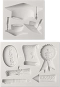 Sakolla Graduation Fondant Molds Silicone Doctoral Cap Diploma Chocolate Candy by Sakolla