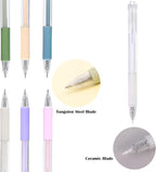 7 PCS Craft Paper Knife Pen Art Cutting Tools Retractable Hobby Cutter Pen - Image 3