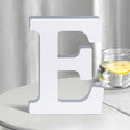 White Wooden Letters 8 Inch for Wall Decor, Large Unfinished Wood Letters for by SETNDTS