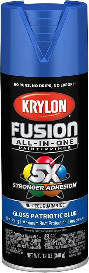 Krylon Fusion All-In-One Gloss Spray Paint & Primer, Patriotic Blue by Krylon%C2%AE