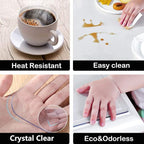 18x42 Office Desk Blotter Mat Clear Plastic Table Protector Cover Pad PVC - Image 5