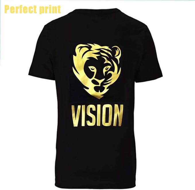 FUNKAKA Heat Transfer Vinyl Shiny Golden HTV Rolls - Image 5