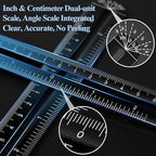 16-Sided Multi Angle Measuring Ruler, Angle Finder - Image 4