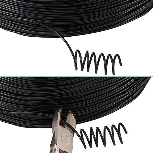 Fashewelry 459 Feet 17 Gauge Aluminum Wire Black Bendable Metal Craft Wire - Image 4