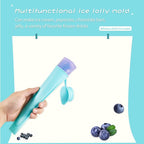 6Pcs Silicone Popsicle Molds w/Lids, Reusable Ice Pop Tubes - Image 3