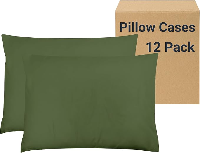 ZPECC Pillow Cases Queen Size Set of 12, 20x30 Envelope Closure Pillowcases by ZPECC-ABrandThatHasBeenFocusedOnBabyProductsFor18Years
