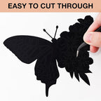 HTVRONT Black Permanent Vinyl, Silhouette, Cameo Cutters, Scrapbooking - Image 3