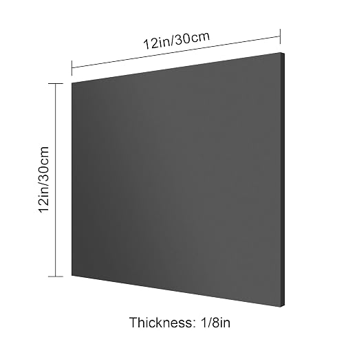 12x12 Inches Black Mirror Acrylic Sheet – 2 Pcs Reflective Acrylic Panel - Image 6