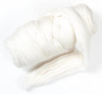 Extra Fine Merino Wool roving, 1 Lb. Best Snow White Wool by Kondoosnaturalfibers