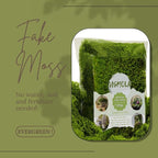 USMOLA Fake Moss for Potted Plants Indoor, 7OZ Green Moss for Crafts - Image 8