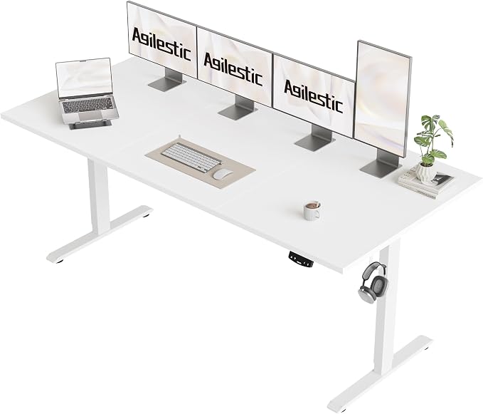 Agilestic Electric Standing Desk, 71 x 31.5 Inches Height Adjustable Desk by Agilestic