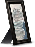 Footprints in the Sand Inspirational Wall Art, Beach Decor, Christian Gifts by CROSSROADSHOMEDECOR