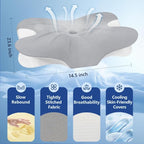 Cervical Neck Pillow for Neck Pain Relief and Sleeping, Ergonomic Contour Neck - Image 4