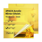 Mirror Acrylic Sheets 1/8 ” Thick by gdhwcxl