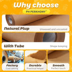 PerkHomy Brown Kraft Paper Roll 17.5" x 600" - Image 6