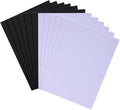 12 PCS Felt Fabric Sheets Black and White, 7.87 * 11.8 inch A4 Stiff Felt by Bgudee