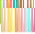 WRAPXPERT Pastel HTV 20 Packs Heat Transfer Vinyl Bundle, Boho Color Iron on by WRAPXPERT