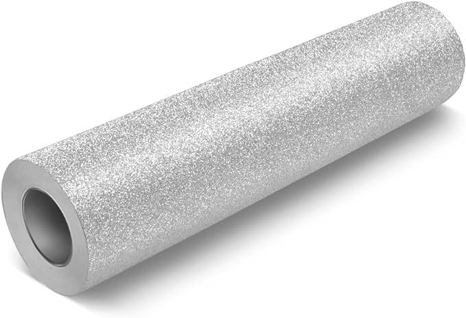 VViViD DECO65 Silver Flake Metallic Glitter Adhesive Vinyl 6 Feet x 1 Foot by VVIVIDVINYL
