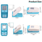 BAOFALI 2Pcs/Set Stamp Puncher 1x1inch &1.5x1.5inch Large Square Postage Stamp - Image 2