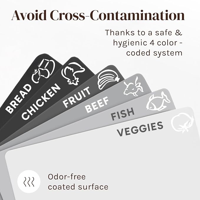 Cooler Kitchen Extra Thick Flexible Plastic Cutting Board Mats - Image 5