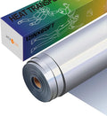 HTVRONT Heat Transfer Vinyl Silver Iron on Vinyl-12 x 60FT Silver HTV Vinyl by HTVRONT
