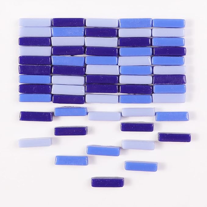 1 LB 5x20mm Glass Strips Mosaic Tiles - Image 5